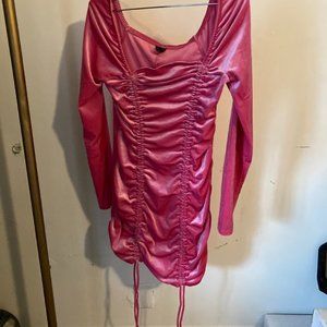 Pink Velvet Dress or Shirt Sz M